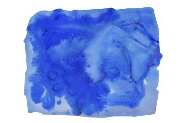 Beyaz yüzeyde mavi renk boyası, soyut arkaplan ve akrilik renk resminden resimler