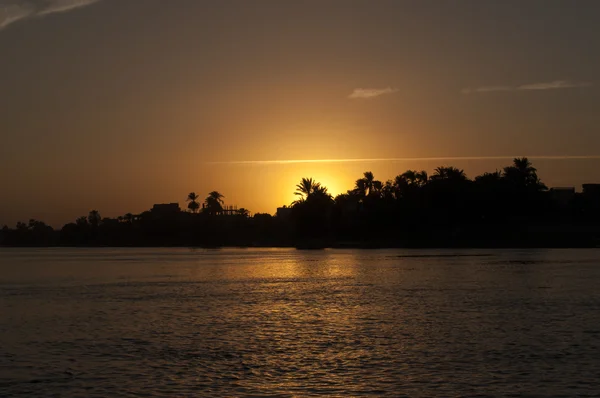 Sonnenuntergang auf dem Nil — Stockfoto