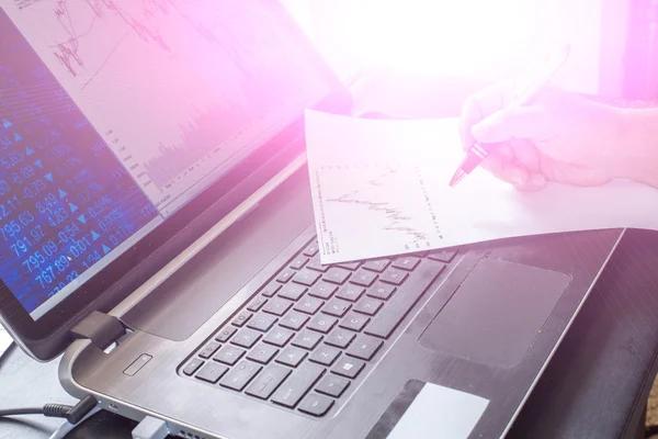 Bilgisayarınızda çalışan iş kişi