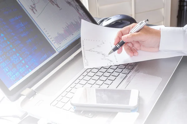 Bilgisayarınızda çalışan iş kişi