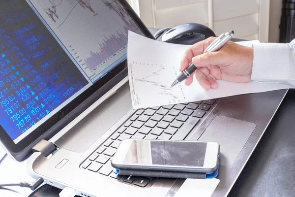 Bilgisayarınızda çalışan iş kişi