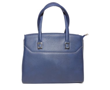 Beyaz bir arka planda kadın çanta