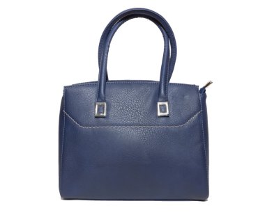 Beyaz bir arka planda kadın çanta