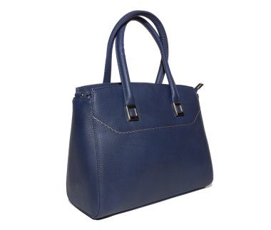  Beyaz bir arka planda kadın çanta