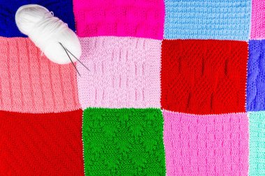 Örgü arka plan. Örülmüş doku. Yünden örgü numunesi. Örgü Deseni.