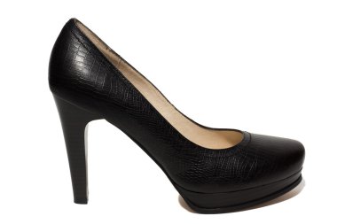 Beyaz arka planda kadın ayakkabıları