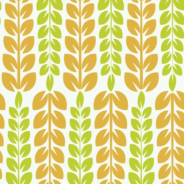 A seamless pattern with leaf — Stock Vector