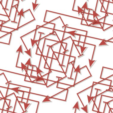 Modern desen sorunsuz vektör arka plan. Düz renkler - görüntü elde etmek kolay.