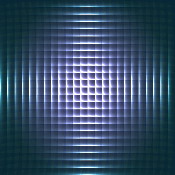Abstrakte graue Hintergrund mit weißen und blauen Streifen — Stockvektor