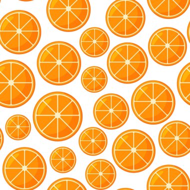 Turuncu meyve deseni. Sarı sulu portakallı, dikişsiz tatlı narenciye.. 