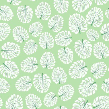 Beyaz canavar kusursuz bir iz bırakır. Pankart, kartpostal, duvar kağıdı ve ambalaj için yaprak tasarımı.