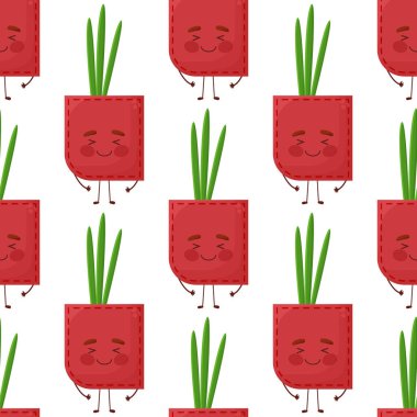 Kusursuz desenli soğan şekilli yama cebi. Karakter cep soğanı. Çizgi film tarzı. Tasarım ögesi.