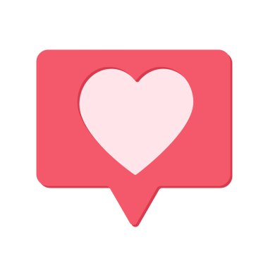 Bildirim simge gibidir. Sosyal ağ uygulama simgesi.