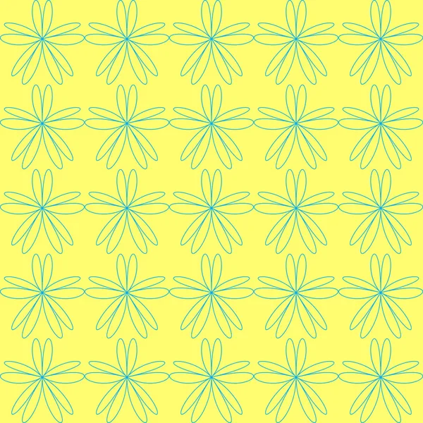 Motif abstrait floral. ornement — Image vectorielle