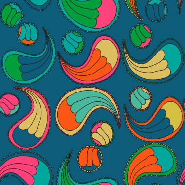 vektör sorunsuz doku soyut çiçek ile. sonsuz adam