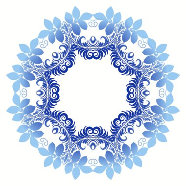 Mandala. Etnik dekoratif öğeler. Elle çizilmiş arka plan. Isla