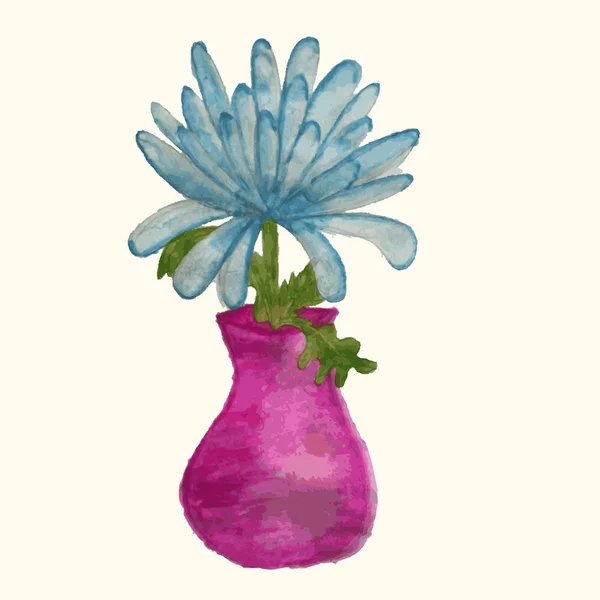 Flor vector. crisantemo — Archivo Imágenes Vectoriales