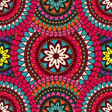 Vektör mandala. Dekor, tasarım, dantel süs için. Yuvarlak patt