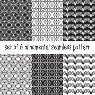 6 süs seamless modeli kümesi