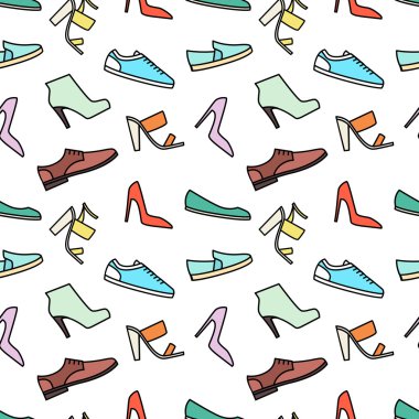Ayakkabı seamless modeli