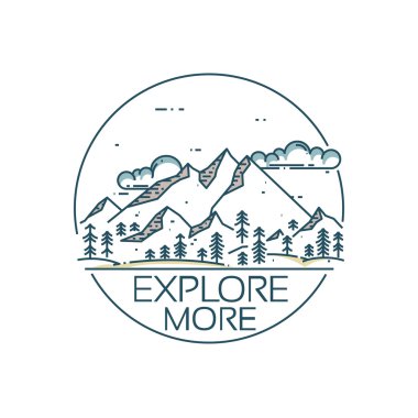 Dağlar arama kartı.