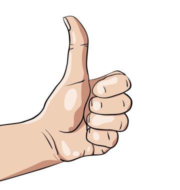 Vektör el gibi işareti ile