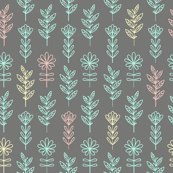 Motif floral sans couture. — Image vectorielle