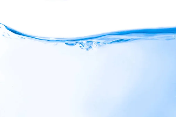 Ondulazione Blu Sfondo Schizzo Con Bolle Chiare Sott Acqua Isolato — Foto Stock