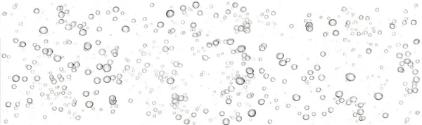 Burbujas Negras Líquido Transparente Bajo Agua Que Fluye Hacia Superficie —  Fotos de Stock