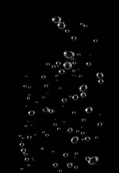 Bubble Soda White Oxygen Air Underwater Clear Liquid Bubbles Flowing — Stock Photo, Image