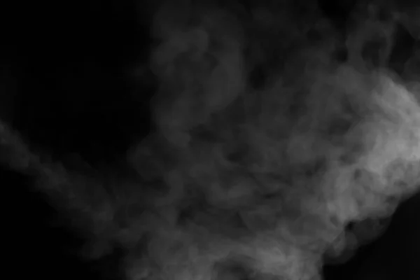 Close View White Water Vapor Spray Humidifier Isolated Black Background — Stock Photo, Image