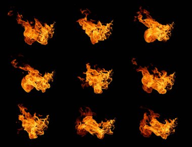 Gece konseptinde alev alev yanar. Siyah arka planda yangın çıkardı. Hareket tasarımı, patlama etkisi, sinematik patlama sahneleri, meşaledeki ısı enerjisi. Isı dokusu, ızgarada yanma, ateş cızırtısı.