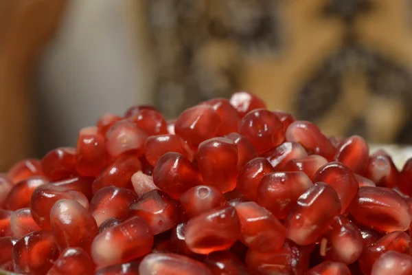 Fruit - red grains of a ripe pomegranate