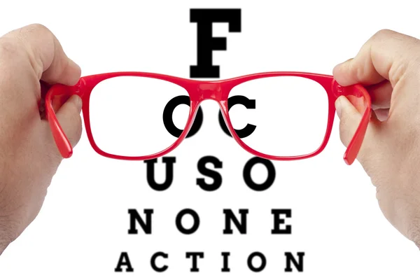 Focus on one action — Stock Photo, Image