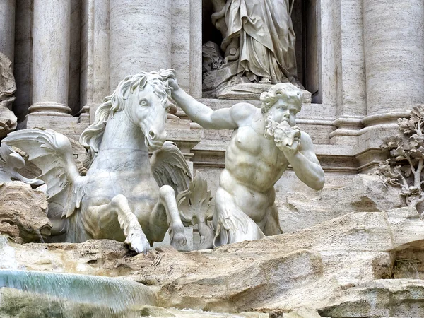 Fonte de Trevi Roma Itália — Fotografia de Stock