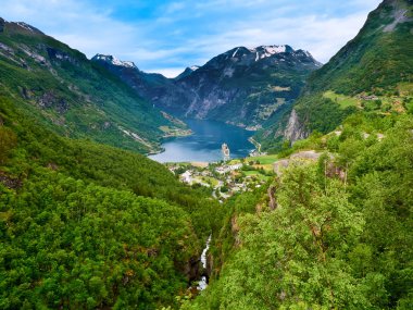 Geiranger fiyort Norveç