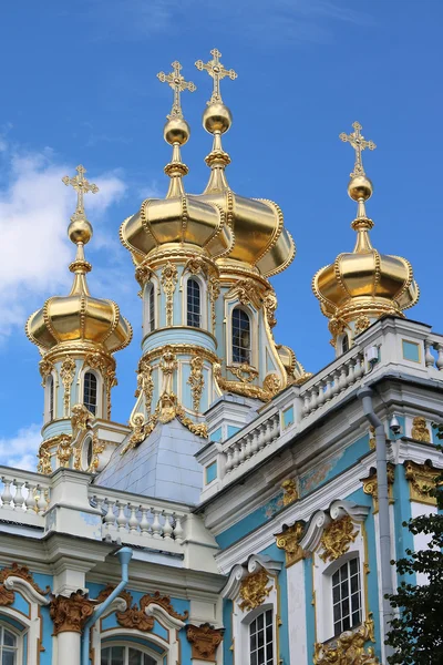 Palácio de Catarina de cúpulas de ouro — Fotografia de Stock
