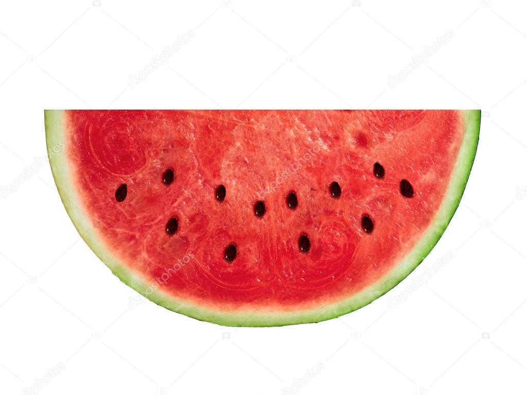 slice watermelon isolated