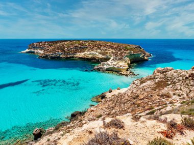 Tavşan Adası Lampedusa Sicilya Cennet Sahili
