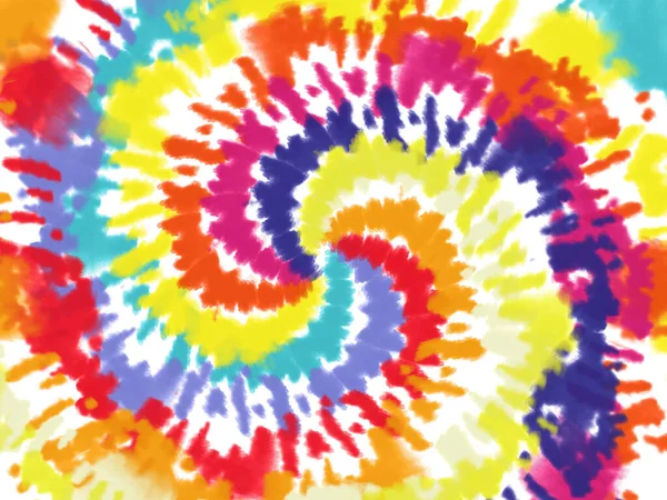 Tie Dye Shirt Patrón Abstracto Espiral Fondo — Foto de Stock