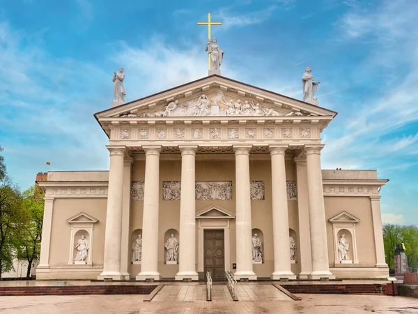 Catedral Basílica Santo Estanislau São Vladislau Vilnius Lituânia — Fotografia de Stock