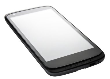 Perspektif Görünümü smartphone izole