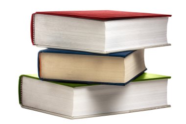 izole kitap yığını