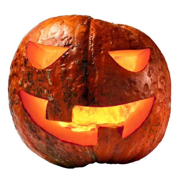 Espeluznante calabaza de Halloween — Foto de Stock