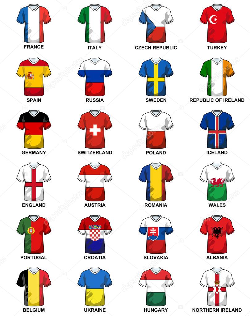 euro 2016 shirts