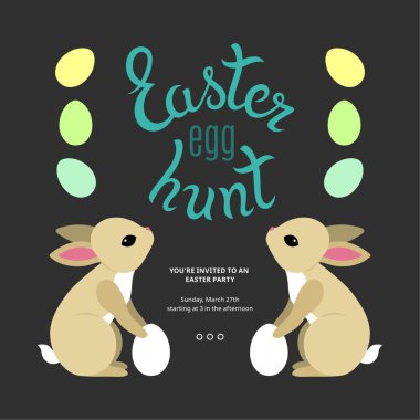 Easter Egg Hunt şablon Poster