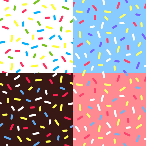 Set of  Colorful Glaze Backgrounds