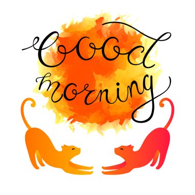 Good Sunny Morning Tebrik Kartı