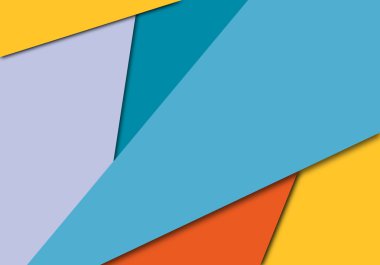 Trend Malzeme Tasarım Stilinde Vektör Geometrik Arka Plan
