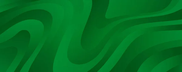 Geometrischer grüner Hintergrund mit diagonalen Streifen und Farbverläufen. Minimalistische Vektor-Kulisse für St. Patrick Day — Stockvektor